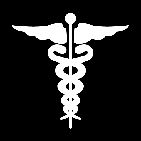 Caduceus, symbol of medical profession.